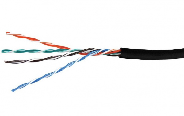 UTP outdoor 4x2x0,48 мм AWG 24, медь, одножильный, PE, Bion BCL-U5480-381, кат.5e, 305 м Фото